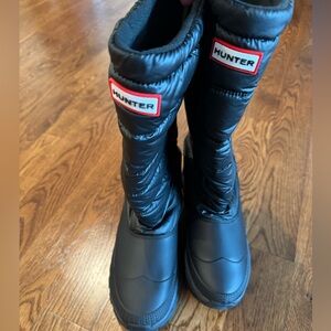 Hunter Intrepid Tall Snow Boots NWT Black Size 10 41